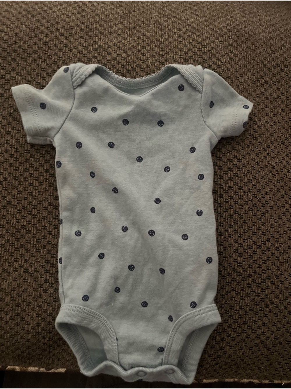Baby Blue Polka Dot One-Piece Bodysuit - Kids One Piece